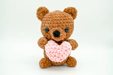 Heart Bear Crochet Pattern