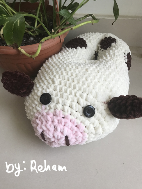 cow slippers crochet pattern