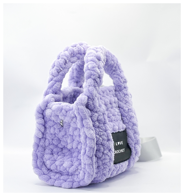 Lilac Roped Bag Crochet Pattern – I Love Stitches