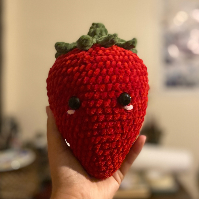 Strawberry Can CoozieCozy: Crochet pattern | Ribblr