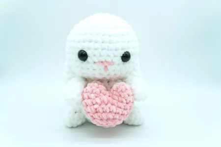 Heart Bunny Pattern