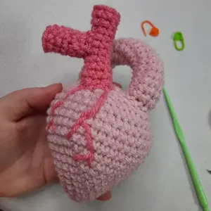 Human Heart Amigurumi Pattern