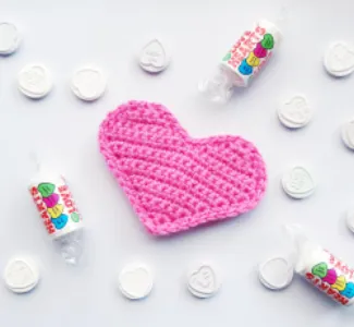 Crochet Kawaii Heart