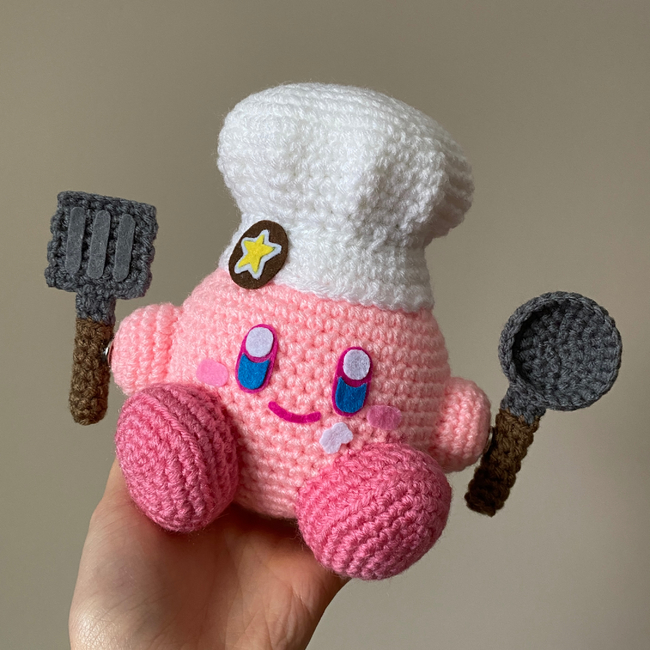 Chef Kirby: Crochet pattern | Ribblr