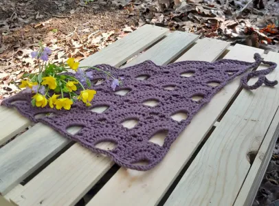 Crochet bandana pattern