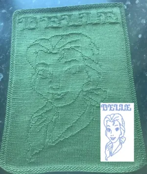 Nr. 206 Disney Belle guest towel (free)