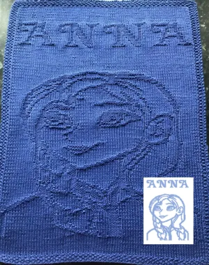 Nr. 597 Disney Anna Frozen guest towel (free)