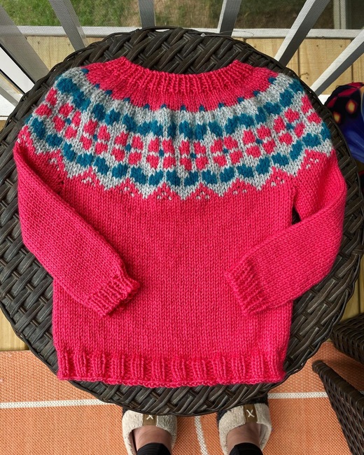 Kids Yoke Pullover and Hat Pattern