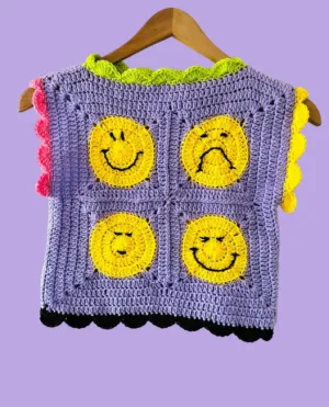 Emoji Crochet Top