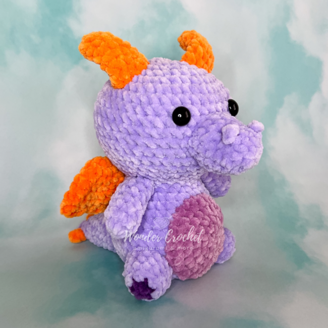Little Dragon Plush - Amigurumi Crochet Pattern