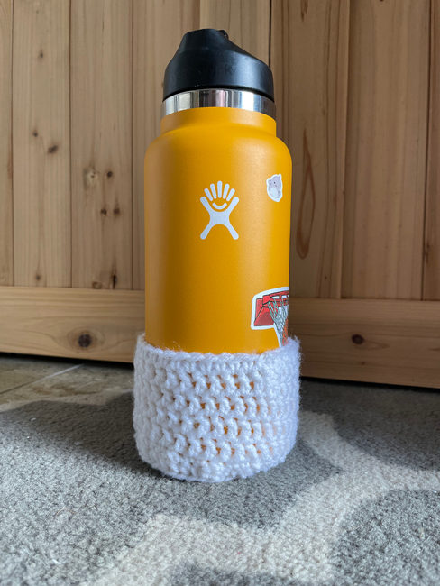 FREE 32 oz Hydro Flask bottle boot: Crochet pattern