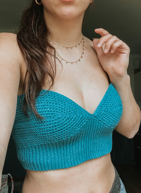 Pass the Dulcie Bralette Top Crochet Pattern PDF -  Canada