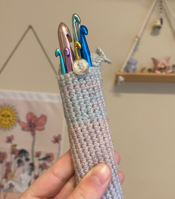 Crochet hook case: Crochet pattern