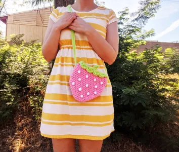 Strawberry Crossbody Bag