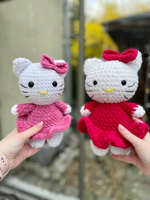 Crochet Hello Kitty amigurumi free pattern – Free Amigurumi Patterns : Crochet  Hello Kitty amigurumi…