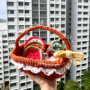 fruit coasters in basket