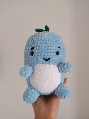 The blue plushie amigurumi