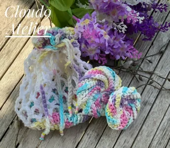 Tawashi Spiral Scrubby and Gift Bag