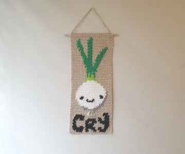 Threatening Onion Wall Hanging