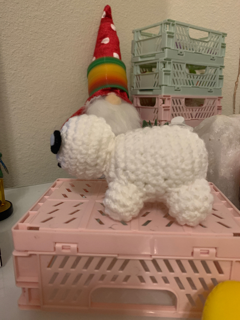 TBH plush, White Yippee Creature Plush, White Creature crochet Plush