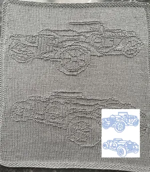 Nr. 715  Old cars 103 stitches