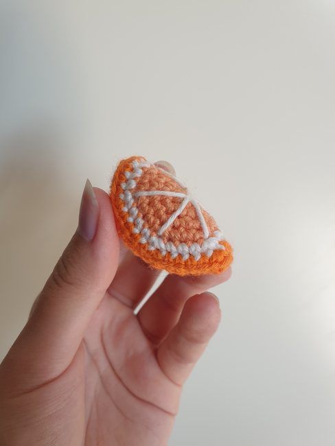 Simple Sweet Orange Treats Crochet Kitchen Towel