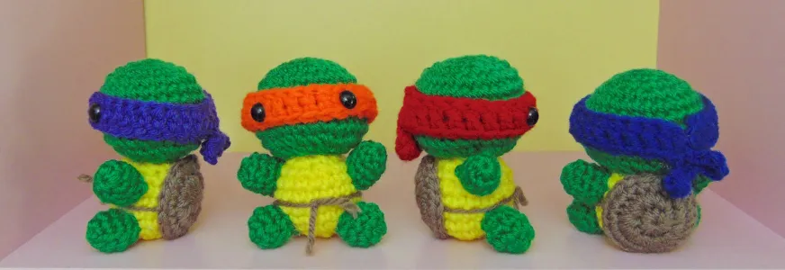 Ninja Turtle Crochet Amigurumi Pattern