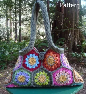 Crochet PATTERN Boho Bag Crochet Bag Pattern African 