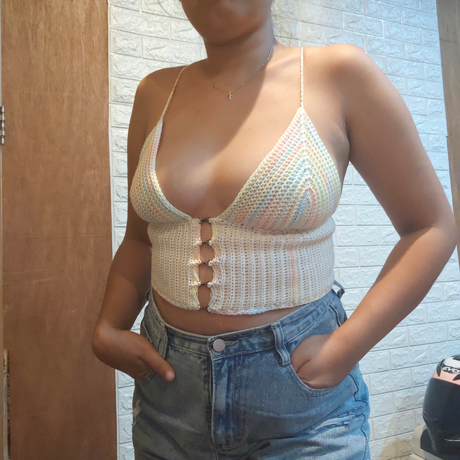 Bella Bralette / Crochet Bralette for Beginners / Cute Summer