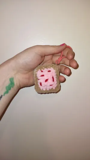 Poptart keychain