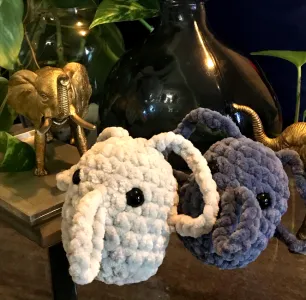 Elephant Loopy Friend Crochet Pattern