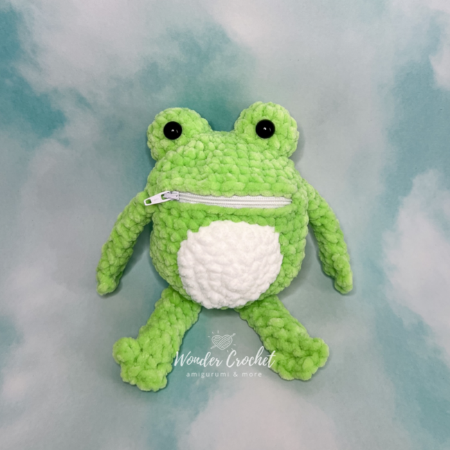 Green Microphone Frog Fuzzy Coin Purse | Hot Topic
