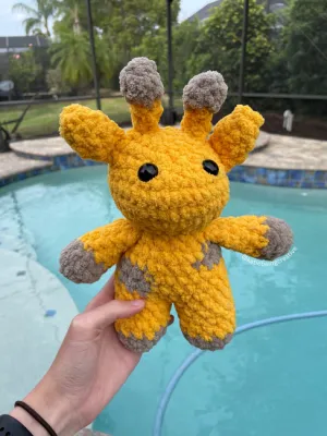 Small Low-Sew Giraffe Crochet Pattern