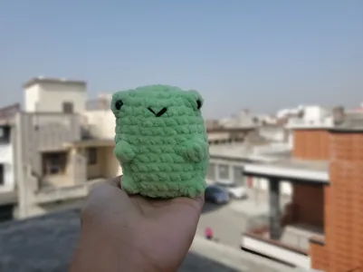 No-sew Chubby Frog