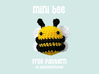 mini bee pattern