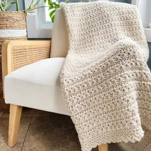 Chunky Star Stitch Blanket