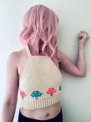 Sweet But Psychedelic Halter Top