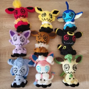 Mimikyu Eeveelutions Amigurumi