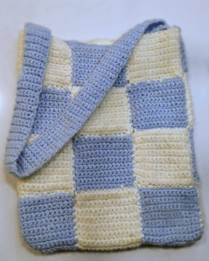 Checkerboard Crochet Vest