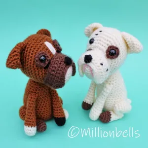 Boxer Amigurumi Puppy Dog