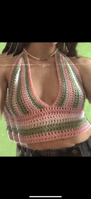 Crochet Halterneck Top Pattern