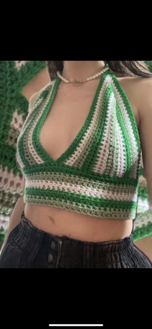 How to Crochet a Halter Top – Beginner Friendly – Krystal Everdeen