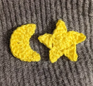 Star and Moon Applique