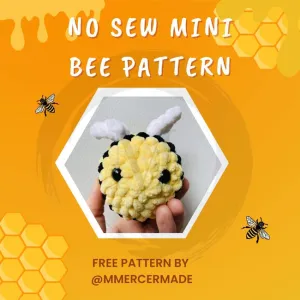 No Sew Mini Bee