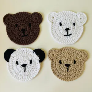 Crochet Bear Coaster