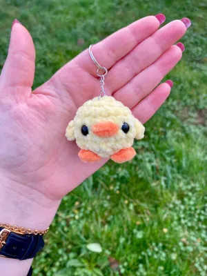 Chick keychain