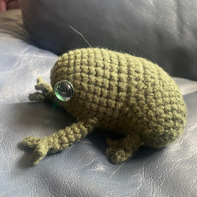 Crochet Tiny Frog Plush or Keychain Mini Frog Handmade Frog Mini Frog Plush  -  Finland