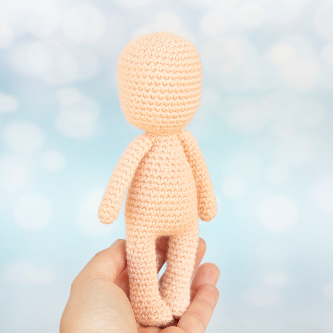 Crochet doll pattern Basic Doll body patterns Amigurumi doll