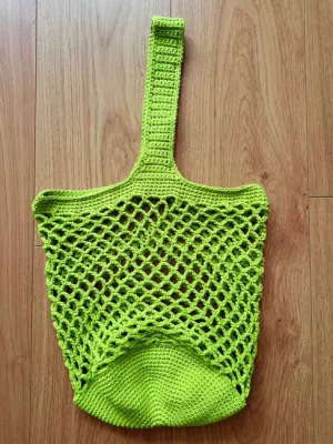 Eco-Friendly Mesh Market Bag Crochet Pattern