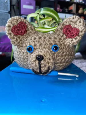 Bear Plant Holder